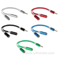 Mic And Headphone Splitter Cable stereo audio cable